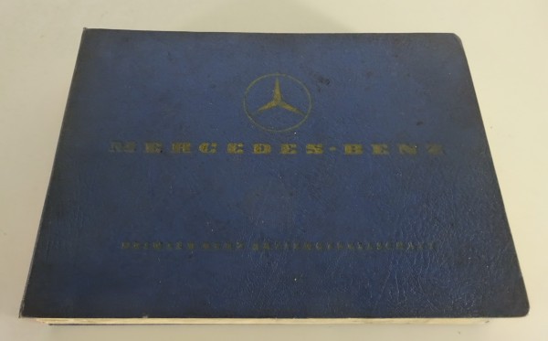 Teilekatalog Mercedes 300 d Automatik W189 Adenauer von 02/1960