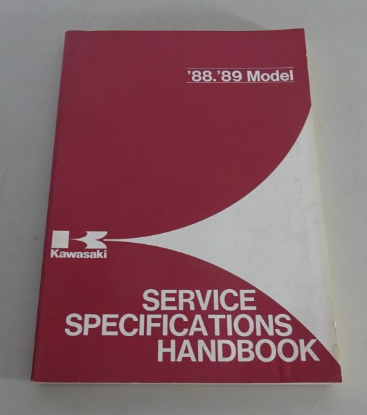 Technisches Service Handbuch Daten Kawasaki Model 1888 / 1989