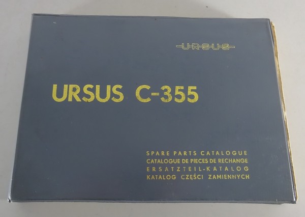 Teilekatalog / Spare Parts List URSUS C-355 Schlepper / Traktor Stand 1976