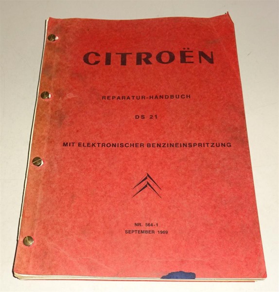 Werkstatthandbuch Citroen DS 21 DX . IE mit elektronischer Benzineinspritzung