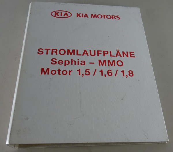 Werkstatthandbuch / Stromlaufpläne Kia Sephia MMO 1,5 ltr. Stand 1996