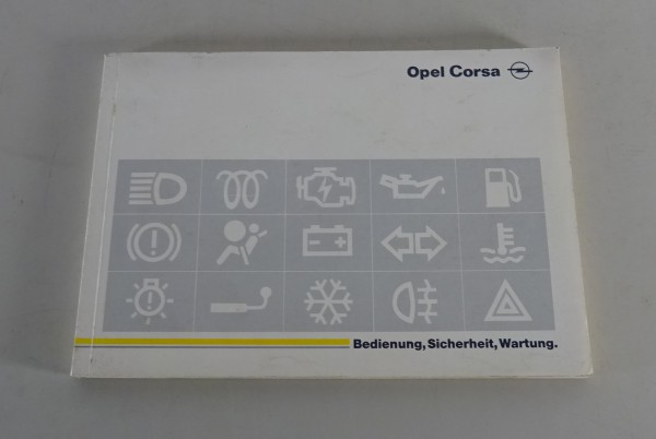 Betriebsanleitung / Handbuch Opel Corsa B incl. GSI + Combo von 10/1996