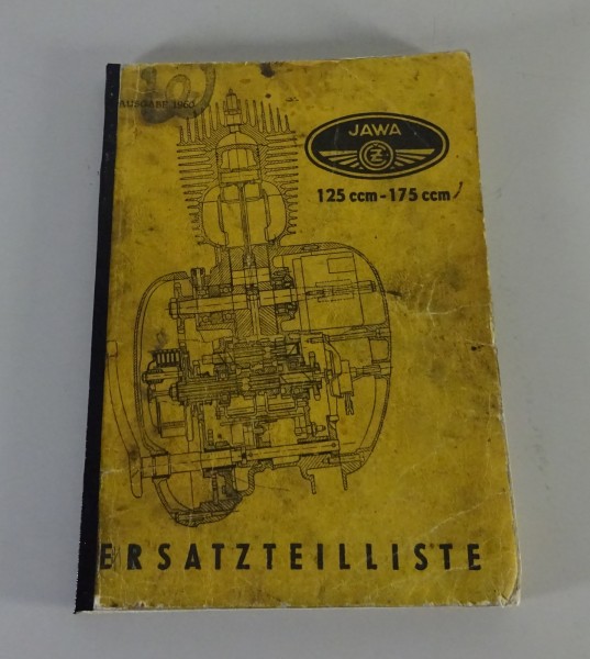 Teilekatalog / Ersatzteilliste Jawa 125ccm Typ 355/0 & 175ccm Typ 356/0 von 1960