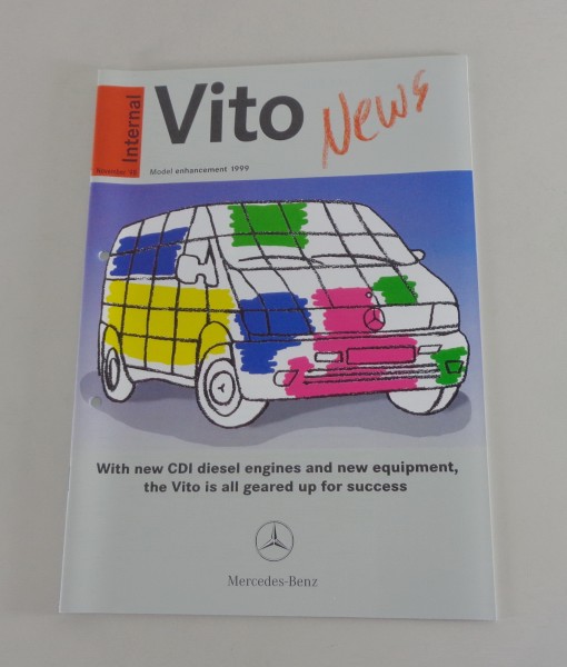 Prospect / Brochure Mercedes Benz Vito von 11/1998