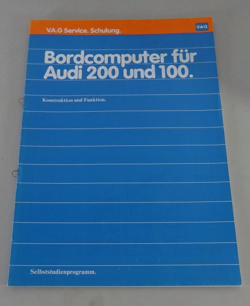 SSP 60 Audi 100 / 200 Typ 44 C3 Bordcomputer von 12/1983