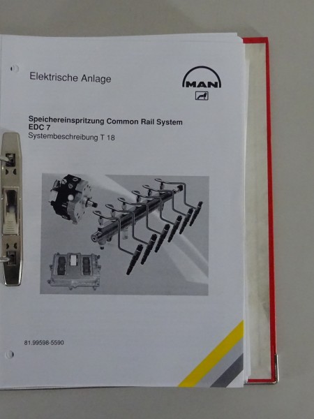 Reparaturanleitung MAN Speichereinspritzung Common Rail System EDC 7 Stand 2002