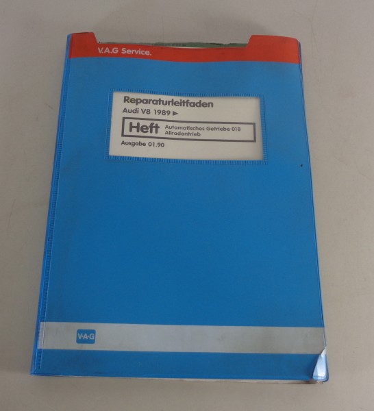 Werkstatthandbuch Audi V8 Automatisches Getriebe 018 Allradantrieb Stand 01/1990