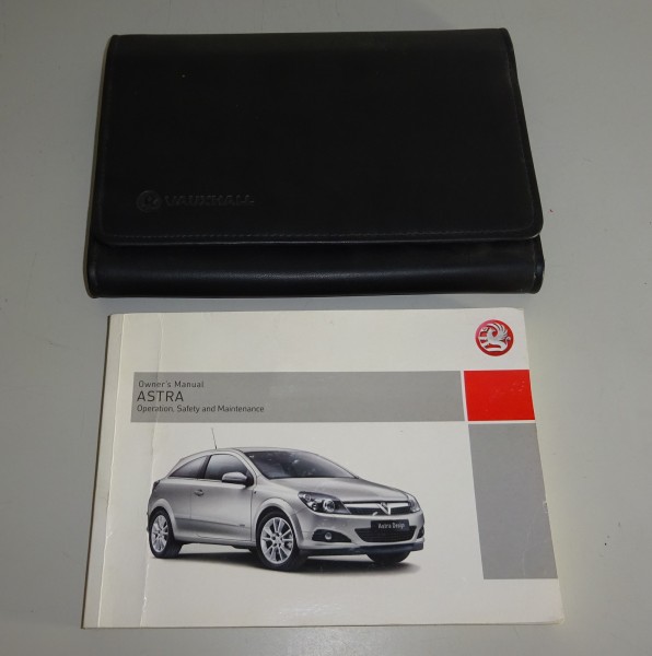 Owner's Manual / Handbook + Wallet Vauxhall / Opel Astra H printed 01/2008