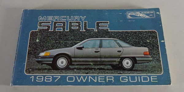 Owner´s Manual / Handbook Mercury Sable Stand 1987