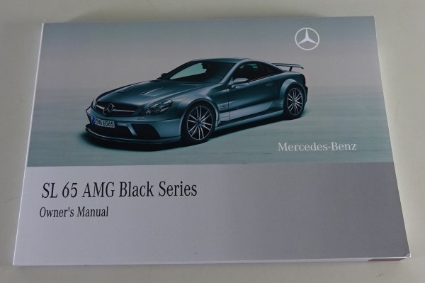 Owner's Manual Mercedes Benz SL 65 AMG Black Series Typ 230 from 10/2008