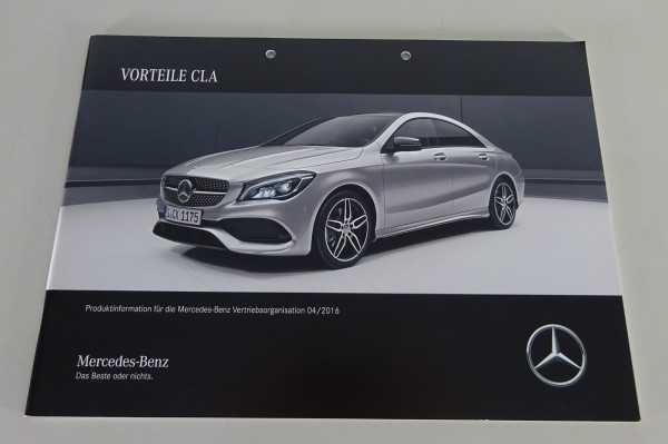 Vorteile Mercedes-Benz CLA Typ C117 Modellpflege Stand 04/2016