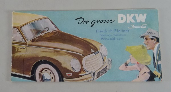Prospekt / Broschüre Der große DKW 3=6