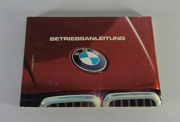 Betriebsanleitung BMW 3er Reihe E30 316 / 318i / 320i / 323i Stand 07/1983