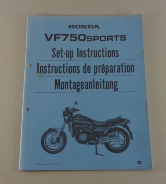 Montageanleitung / Set Up Manual Honda VF 750 Sports Stand 1983