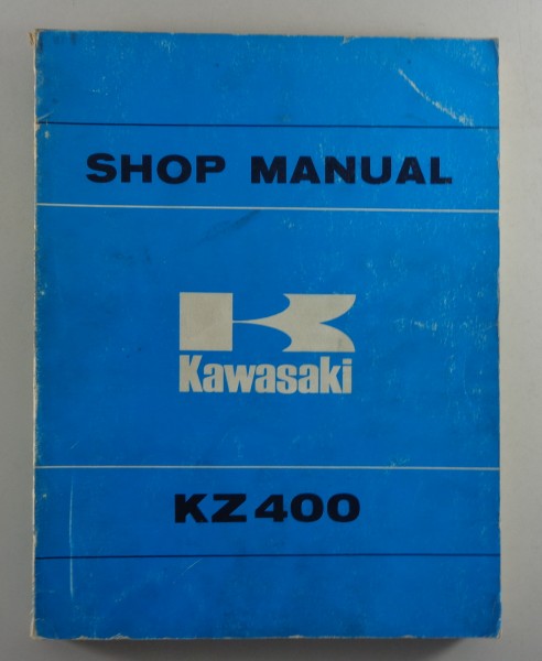 Workshop Manual Kawasaki Z 400 / KZ 400 from 02/1975