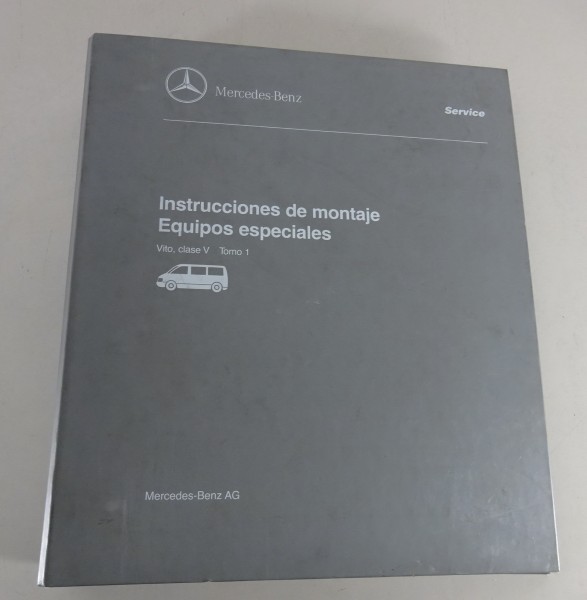 Manual de taller Equipo especial Mercedes Benz Vito W638 Volumen 1 Versión 11/96