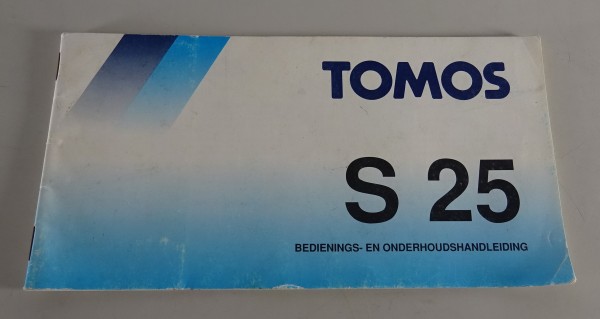 Bedienings- en Onderhoudshandleiding Tomos Mofa S 25 Stand 03/1993