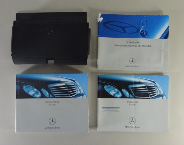 Bordmappe + Betriebsanleitung Mercedes E-Klasse W211 E200 - E63AMG Stand 03/2007