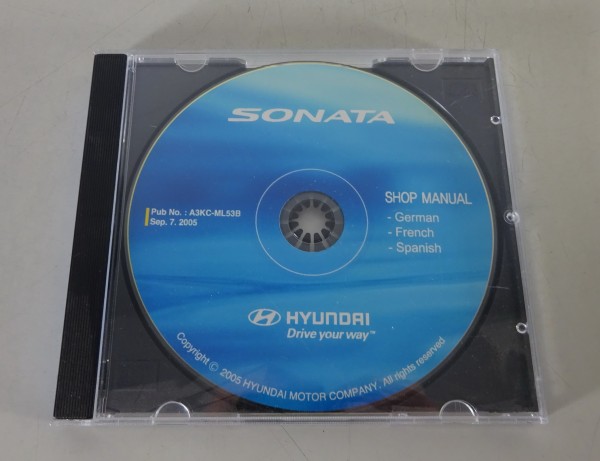 Werkstatthandbuch / Workshop Manual auf CD Hyundai Sonata 5. Generation von 2005