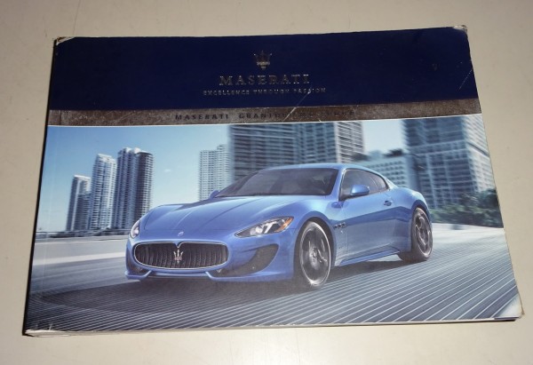Owner´s Manual / Handbook Maserati Granturismo Sport from 2015