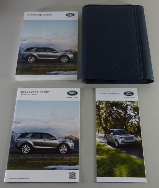Wallet + Owner's Manual / Handbook Land Rover Discovery Sport from 2017