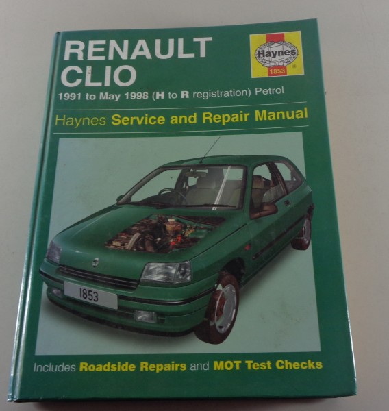 Reparaturanleitung Renault Clio I 1991-1998 1108cc ohv, 1149 cc etc. von 1999