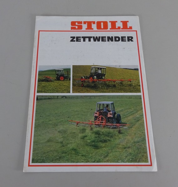 Prospekt / Broschüre Stoll Zettwender Z 400 / 500 / 700 Stand 09/1981