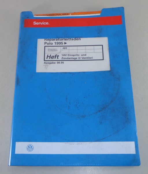 Werkstatthandbuch VW Polo 6N 1AV Einspritz- und Zündanlage (2 Ventiler) - 8/1995