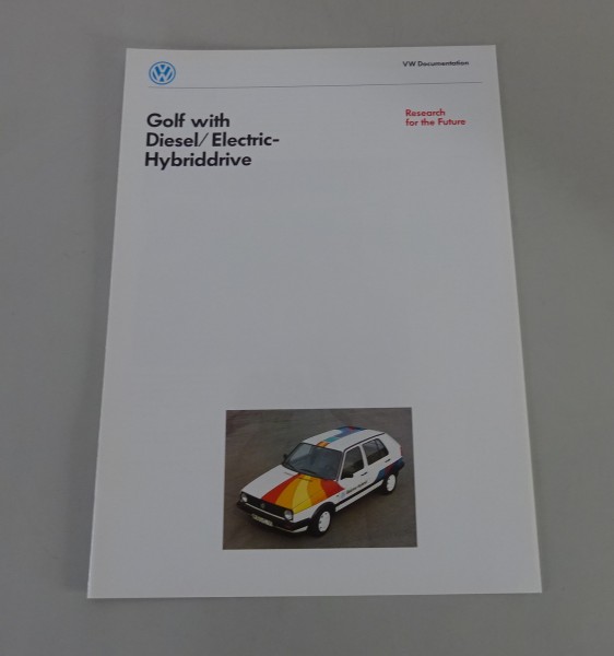 Prospect VW Golf 2 / II Diesel, Elektro-Hybrid - Research for the Future 1988