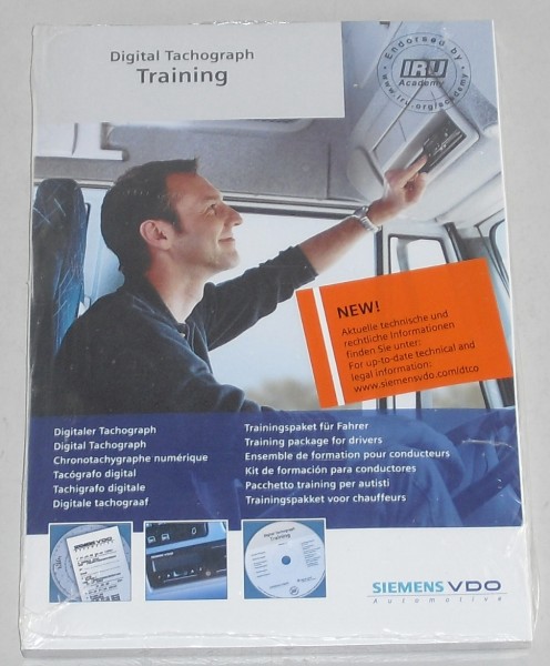 Handbuch Fahrertraining Siemens VDO digitaler Tachograf Fahrtenschreiber