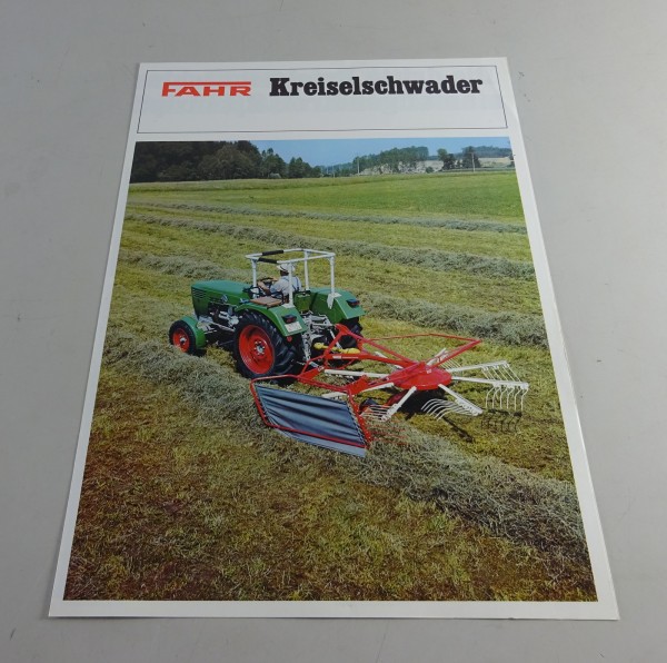 Prospekt / Broschüre Fahr Kreiselschwader KS 60 D, KS 80, KS 80 D Stand 11/1972