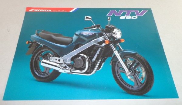 Prospektblatt Prospekt Honda NTV 650