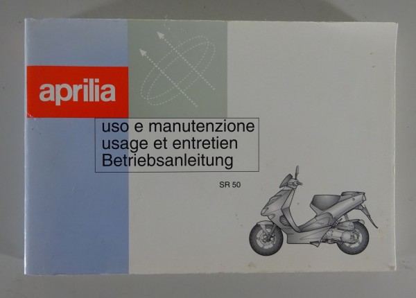 Uso e manutenzione Aprilia SR 50 dall'anno 04/2000