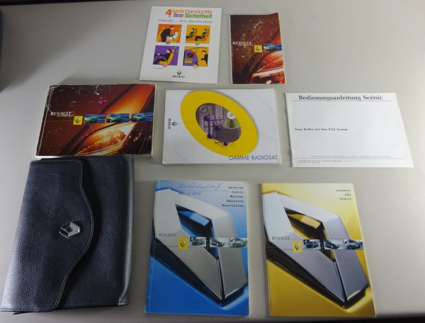 Bordmappe + Betriebsanleitung Renault Scenic Stand 03/2001