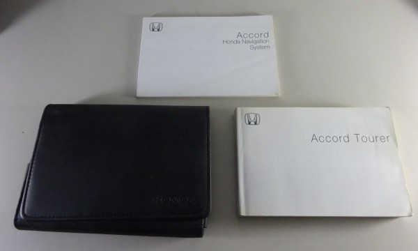 Owner's Manual / Handbook + Wallet Honda Accord Tourer VII from 11/2006