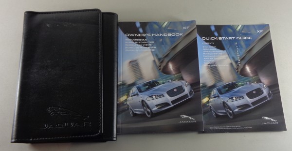 Owner's manual + wallet Jaguar XF Typ X250 von 2014