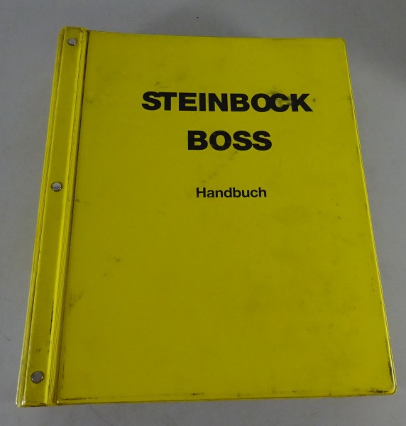 Betriebsanleitung/ Werkstatthandbuch Steinbock Boss Gabelstapler WA 10 MK I A