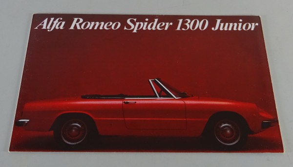 Prospekt / Faltprospekt Alfa Romeo GT 1300 Junior 1969 - 1977