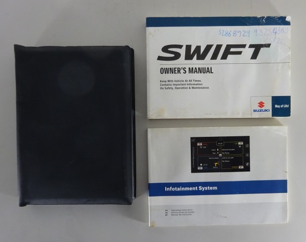 Owner's Manual / Handbook + Wallet Suzuki Swift Typ RZ/AZ from 01/2017