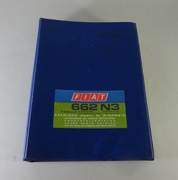 Teilekatalog / Ersatzteilliste Fiat LKW 662 N3 Stand 02/1974