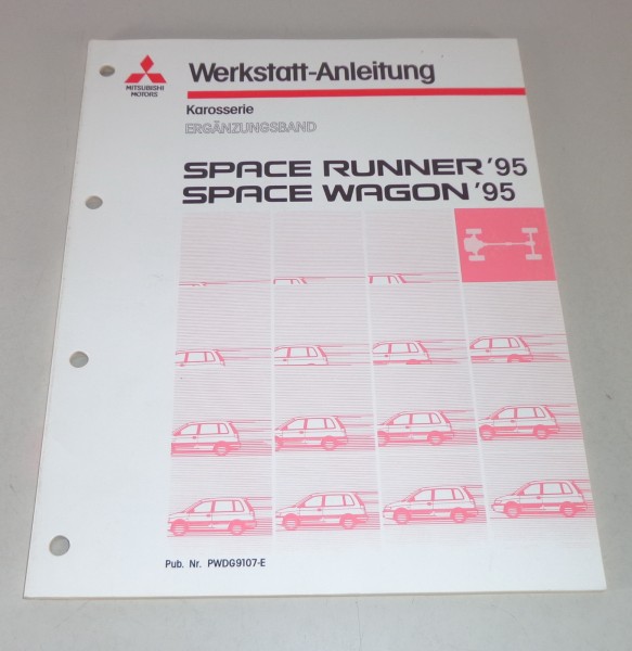 Werkstatthandbuch Mitsubishi Space Runner / Space Wagon Nachtrag Modelljahr 1995