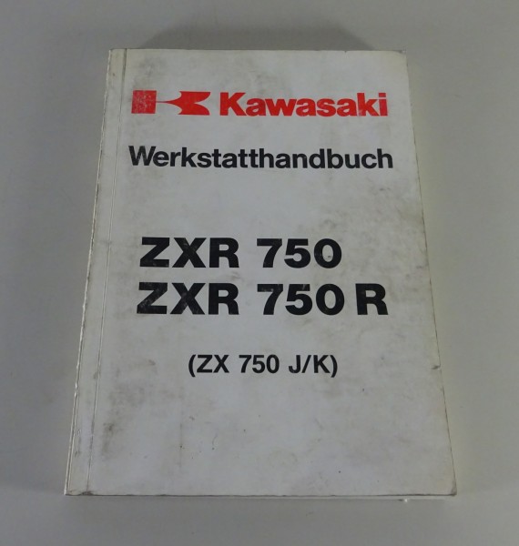 Werkstatthandbuch / Reparaturanleitung Kawasaki ZXR 750 / 750 R (ZX 750 J/K)