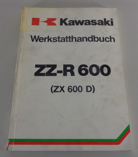 Werkstatthandbuch Kawasaki ZZ -R 600 (ZX 600 D) Stand 1990