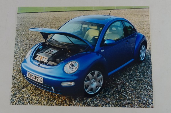 Pressefoto VW New Beetle V5 - offene Motorhaube von 2001