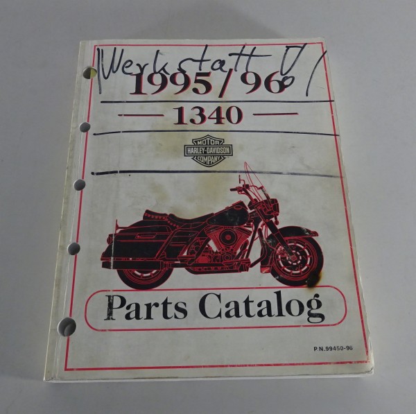 Parts catalog Harley Davidson 1340 Models 1995/96 from 10/1995