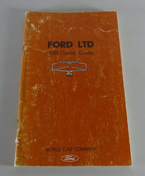 Owner´s Manual / Handbook Ford LTD Stand 1981