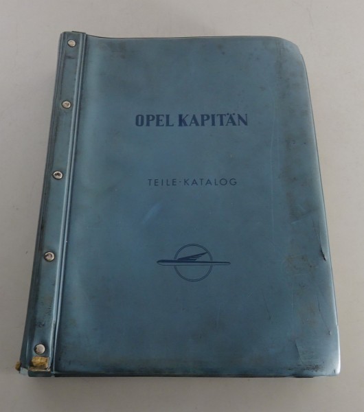 Teilekatalog Opel Kapitän P 2,5 + P 2,6 Baujahre 1958 - 1963 Stand 01/1968