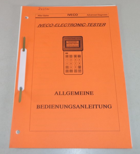 Betriebsanleitung / Handbuch Iveco Electronic Tester