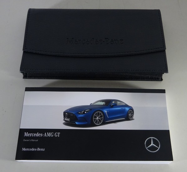 Wallet + Owner´s Manual / Handbook Mercedes-Benz AMG GT Typ C 190 from 09/2023