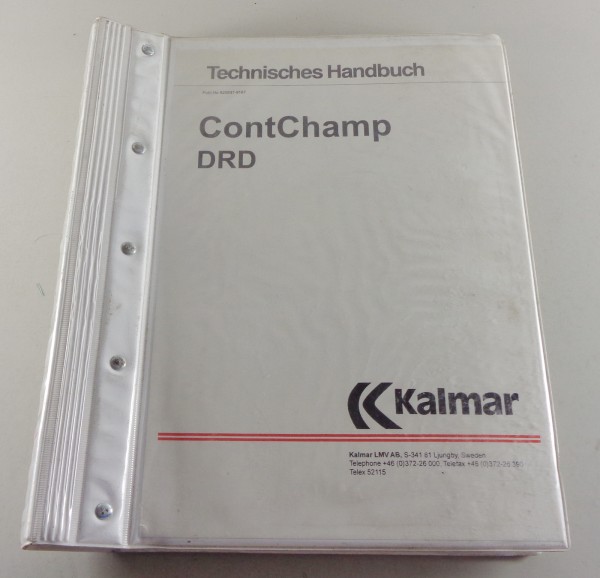 Werkstatthandbuch Kalmar LMV Gabelstapler ContChamp DRD S von 1997